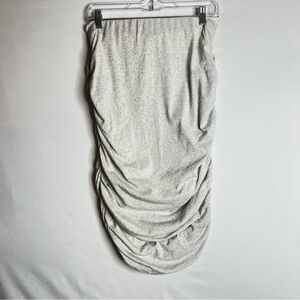 BAE. The Label Maternity Strapless Top Shirt Light Gray Sz M Pregnancy Comfy